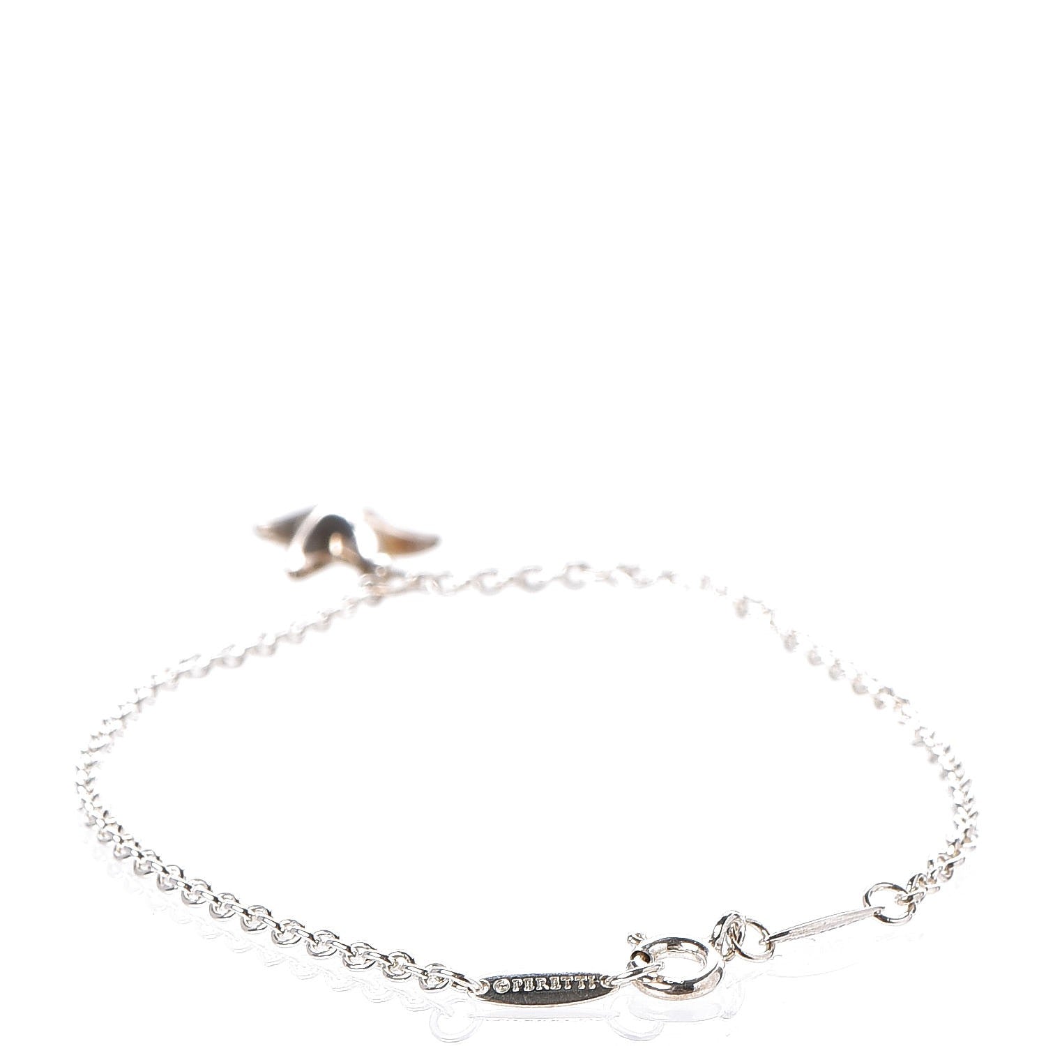 Tiffany Sterling Silver Elsa Peretti Starfish Charm Bracelet 3 of 9