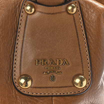 Prada Cervo Shine Tote Nocciolo 9 of 13