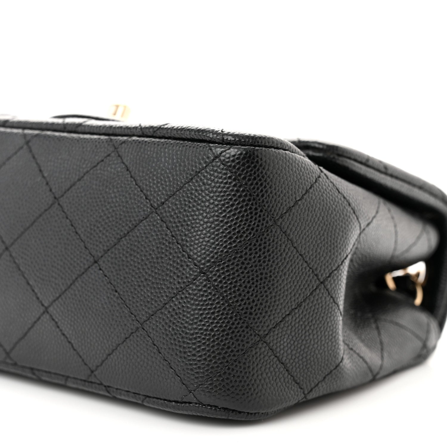 Chanel Caviar Quilted Mini Square Flap Black 10 of 12