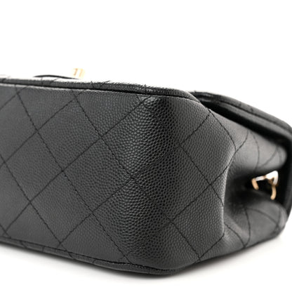 Chanel Caviar Quilted Mini Square Flap Black 10 of 12