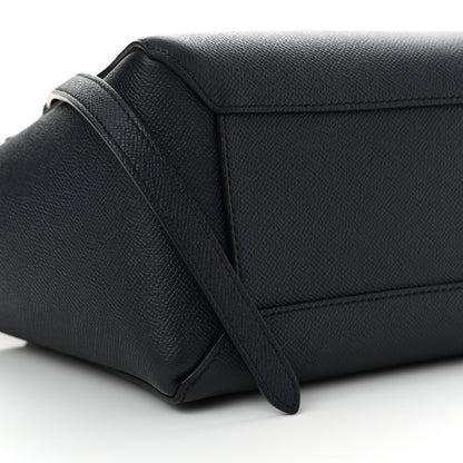 Celine Grained Calfskin Micro Belt Bag Navy Blue 9 of 13