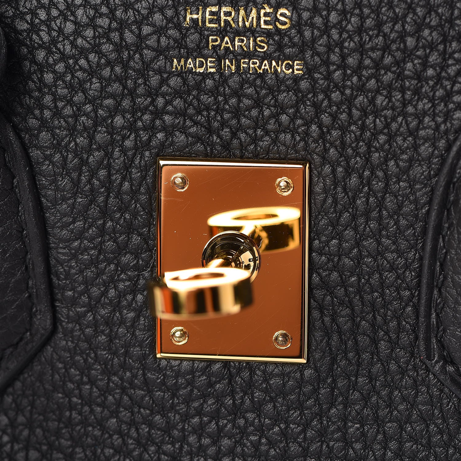 Hermes Togo Birkin 25 Black 8 of 33