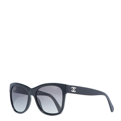 Chanel Polarized Square CC Sunglasses 5380 Black 1 of 8
