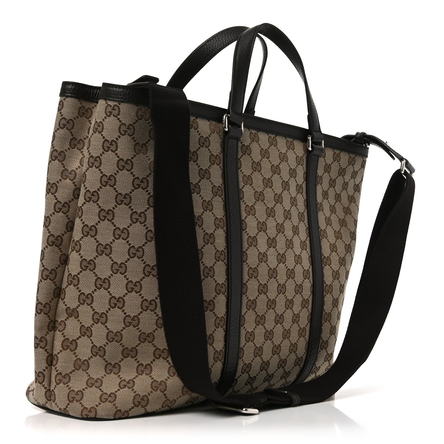 Gucci GG Monogram Large Joy Tote Bag Dark Brown 3 of 10