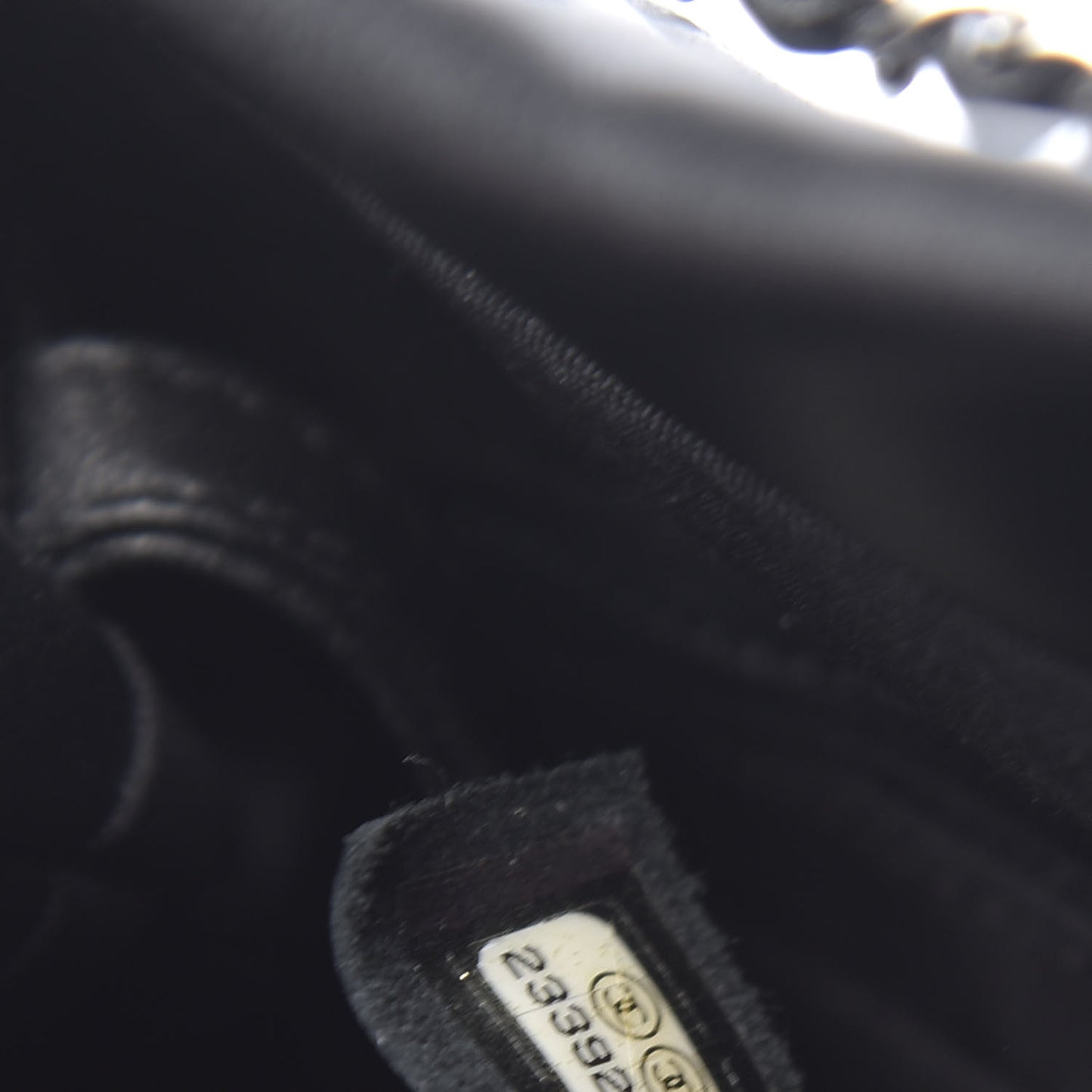 Lambskin Quilted Mini CC Chain Bucket Bag Black