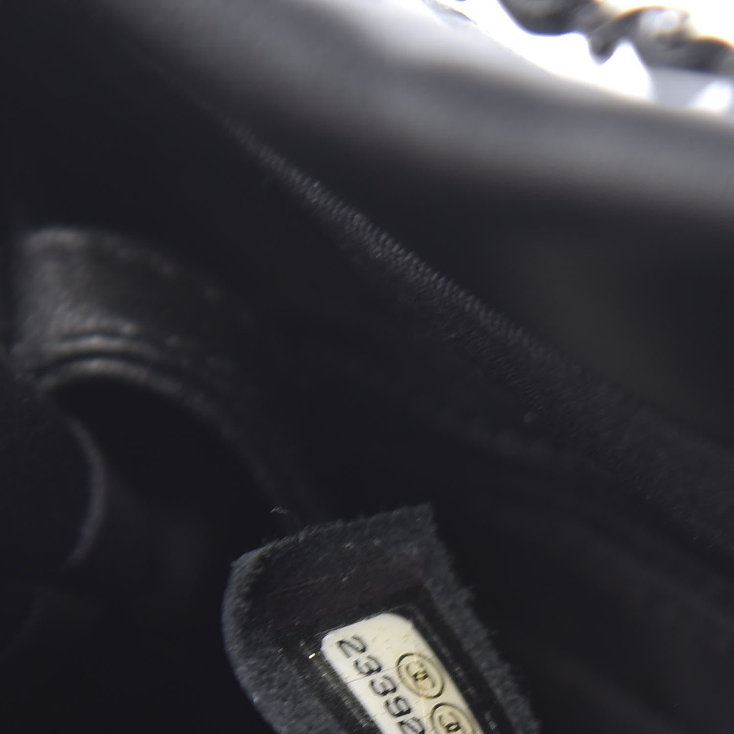 Chanel Lambskin Quilted Mini CC Chain Bucket Bag Black 7 of 10