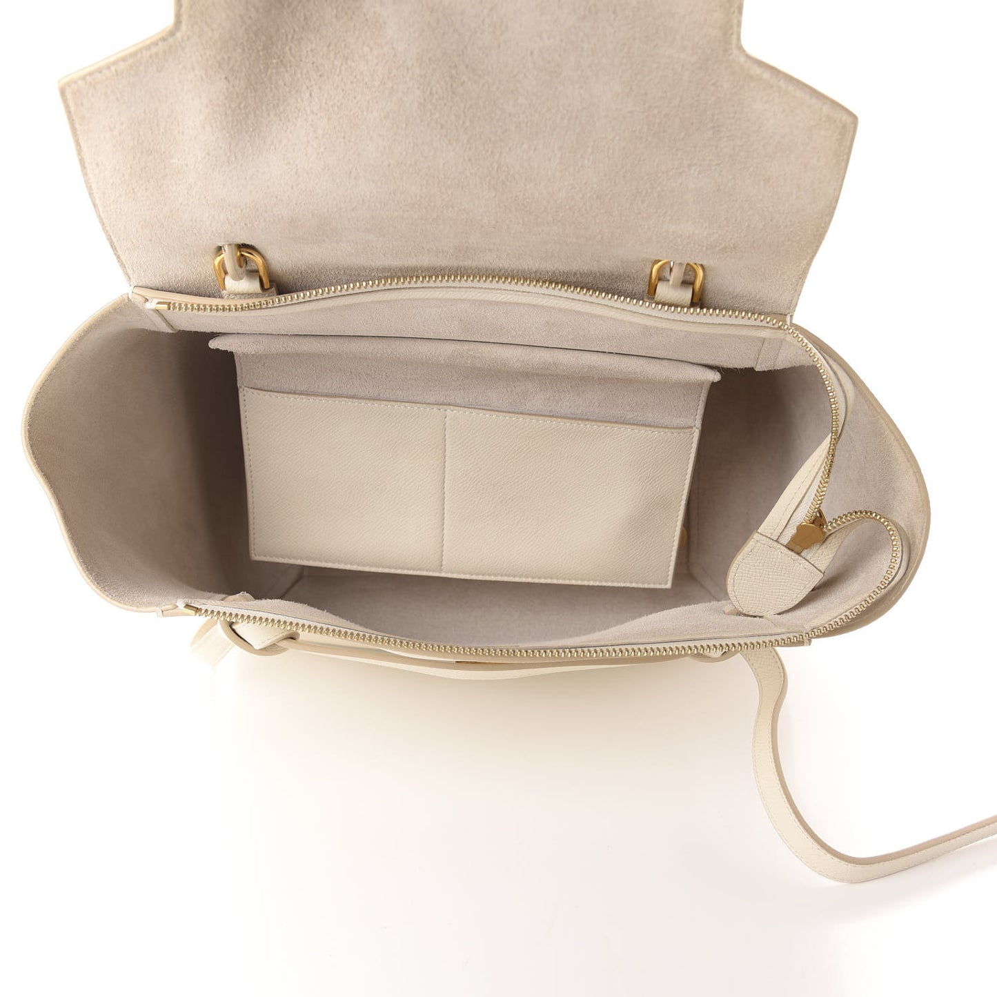 Grained Calfskin Mini Belt Bag White