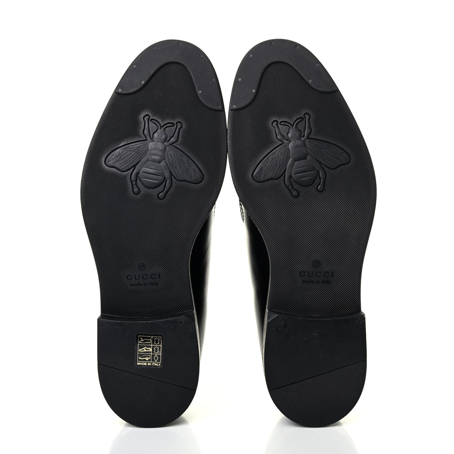 Gucci Calfskin Embroidered Mens Lace Up Oxfords 7 Black 4 of 4