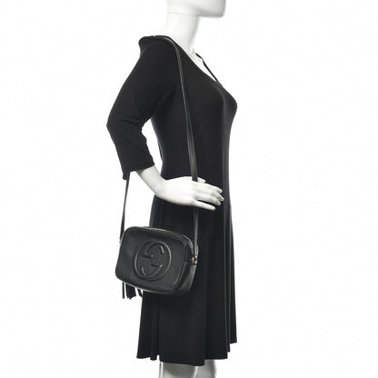 Gucci Pebbled Calfskin Small Soho Disco Bag Black 2 of 11