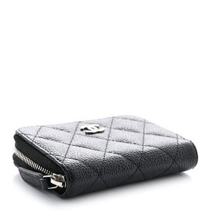 Chanel Caviar Quilted Classic Zipped Coin Purse Black 4 of 9