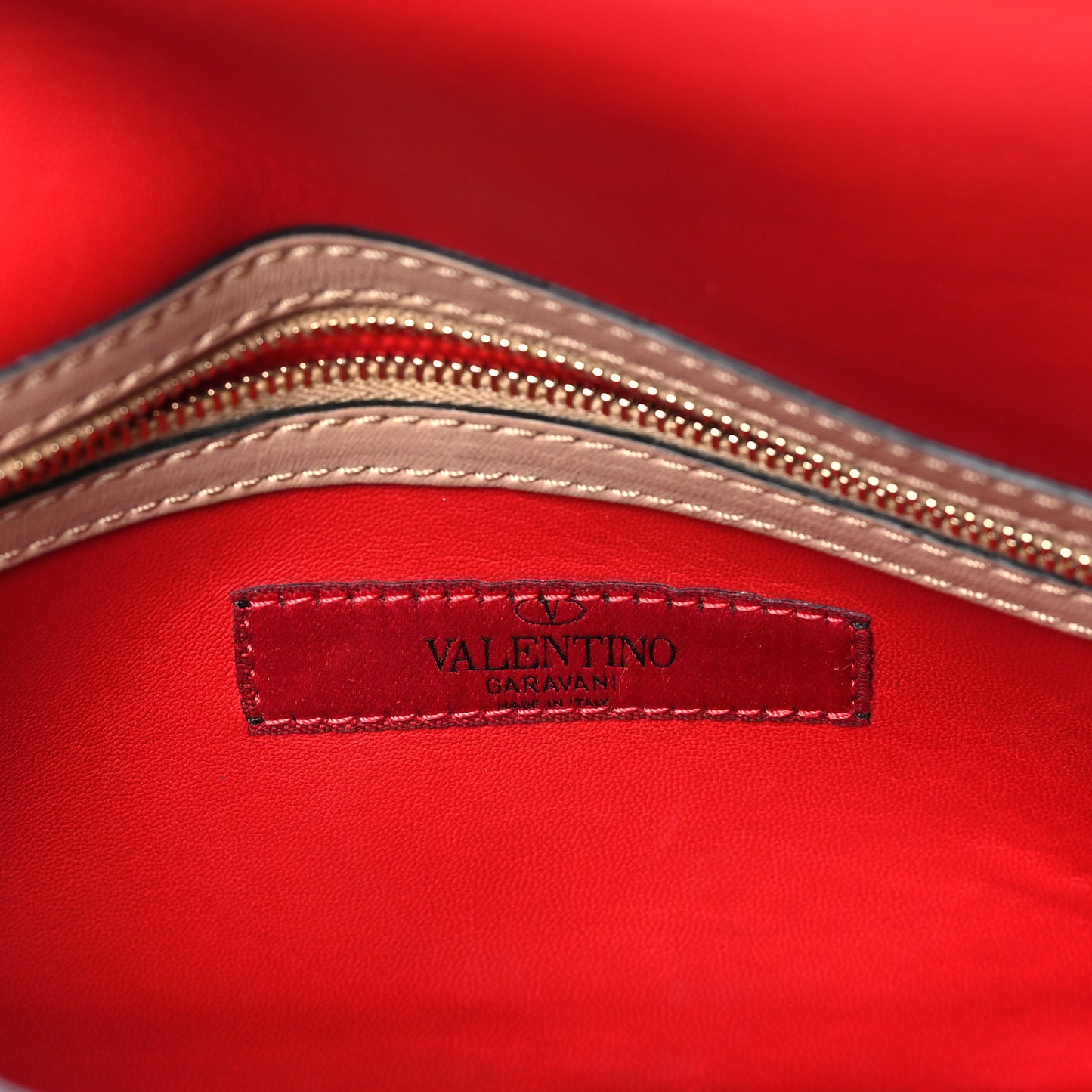 Nappa Rockstud Wristlet Clutch Alpaca