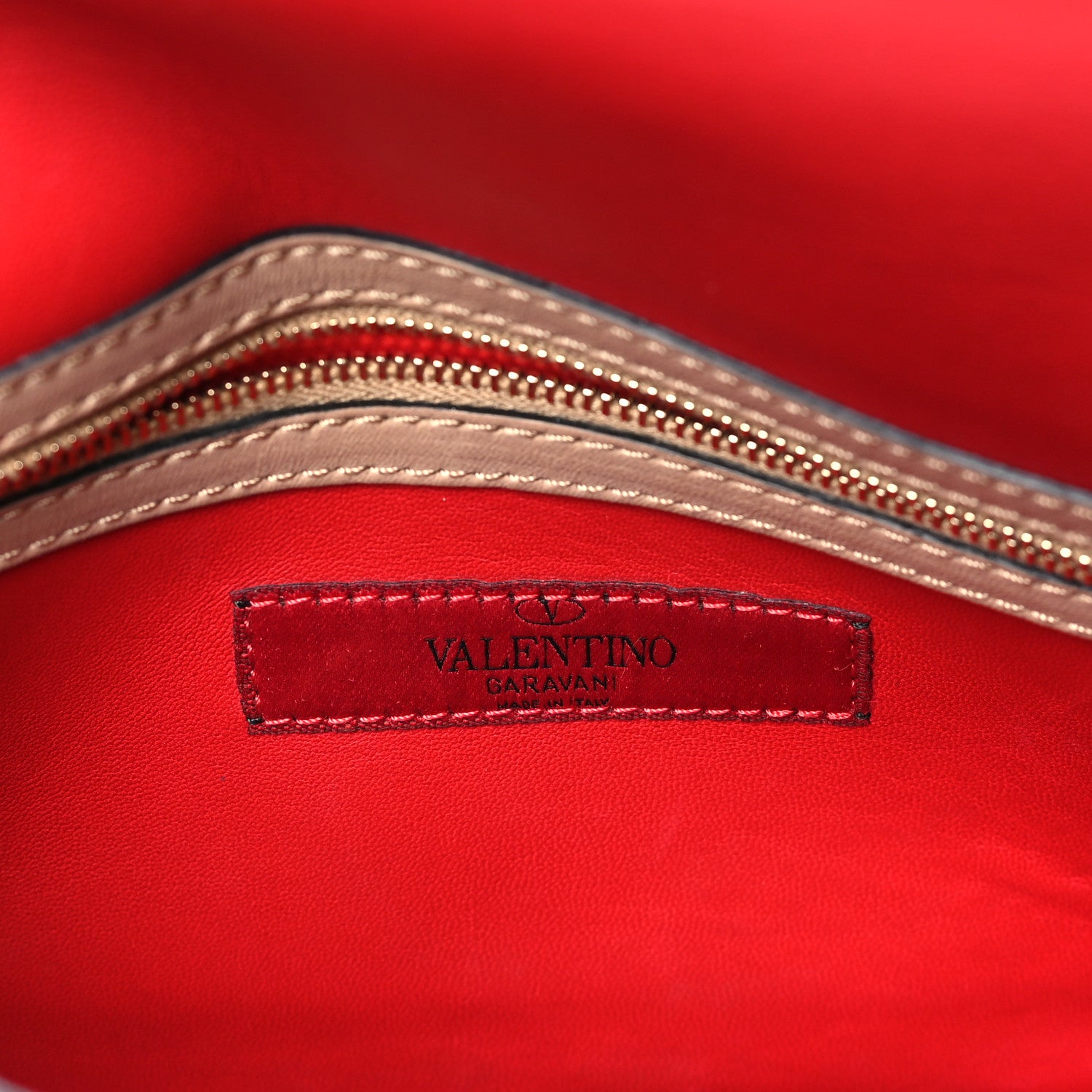 Valentino Garavani Nappa Rockstud Wristlet Clutch Alpaca 6 of 9