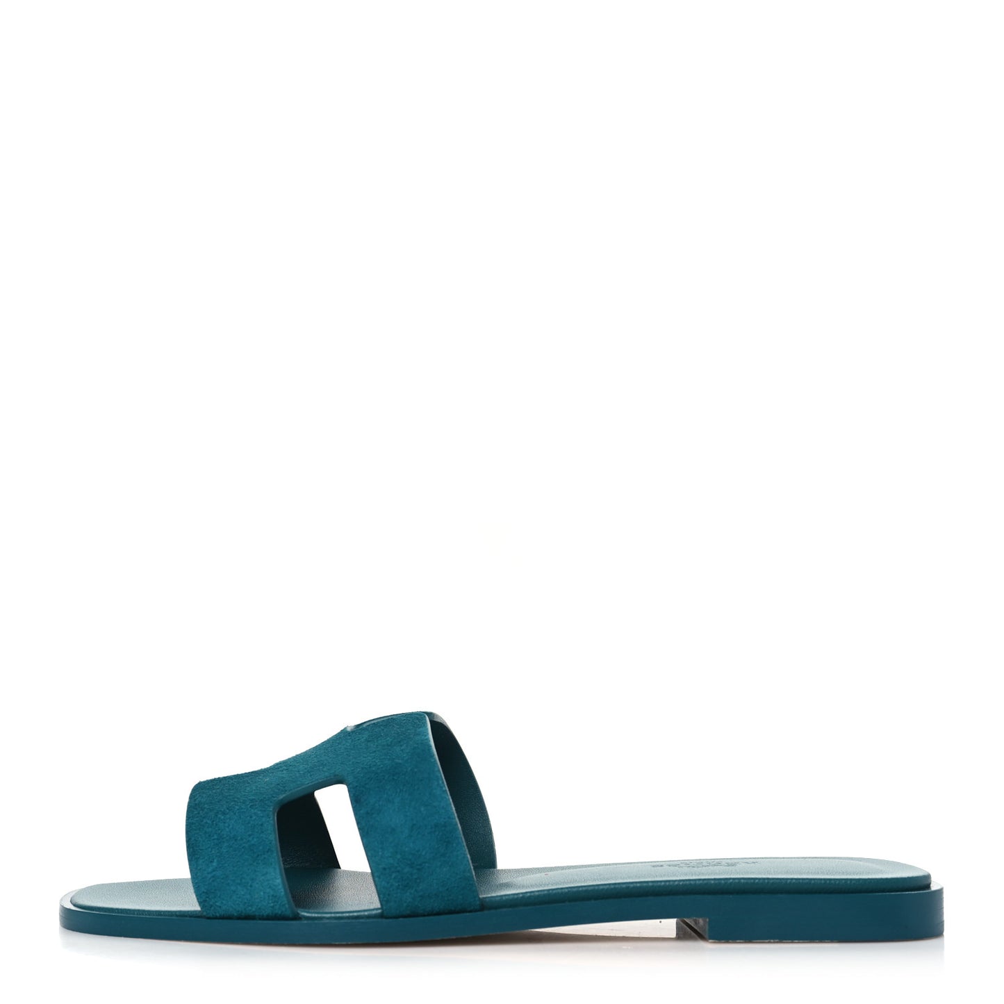 Suede Goatskin Oran Sandals 37 Vert Oxford