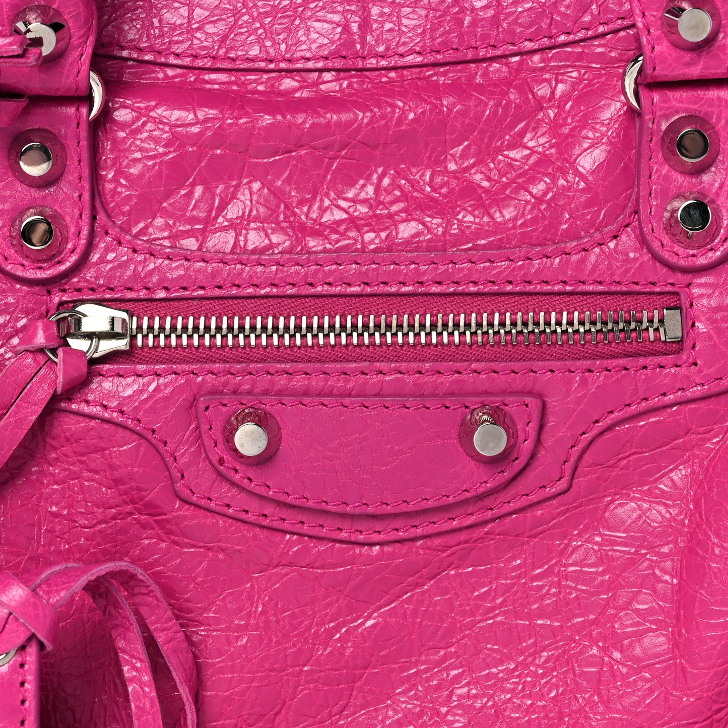 Agneau Classic Silver Hardware S City Rose Magenta