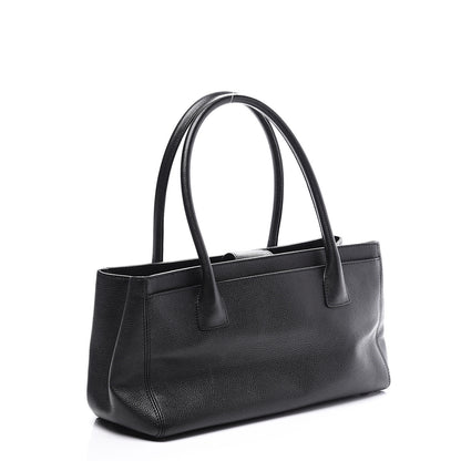 Chanel Calfskin Small Cerf Executive Shopper Tote Black 2 of 9