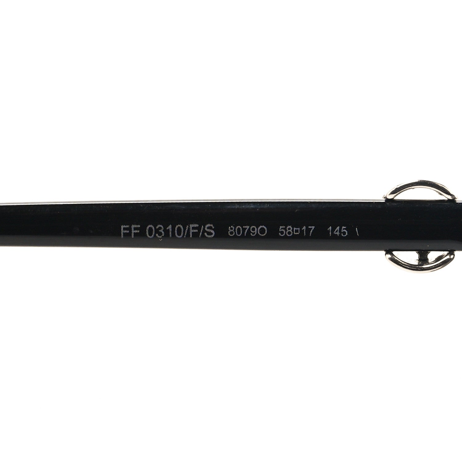 Fendi Acetate F Is Fendi FF Sunglasses FF 0310/F/S Black 6 of 7