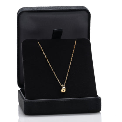 Tiffany 18K Yellow Gold 12mm Elsa Peretti Teardrop Pendant Necklace 5 of 5
