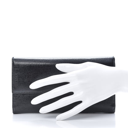 Gucci Shangai Calfskin Lovely Heart Continental Wallet Black 2 of 16
