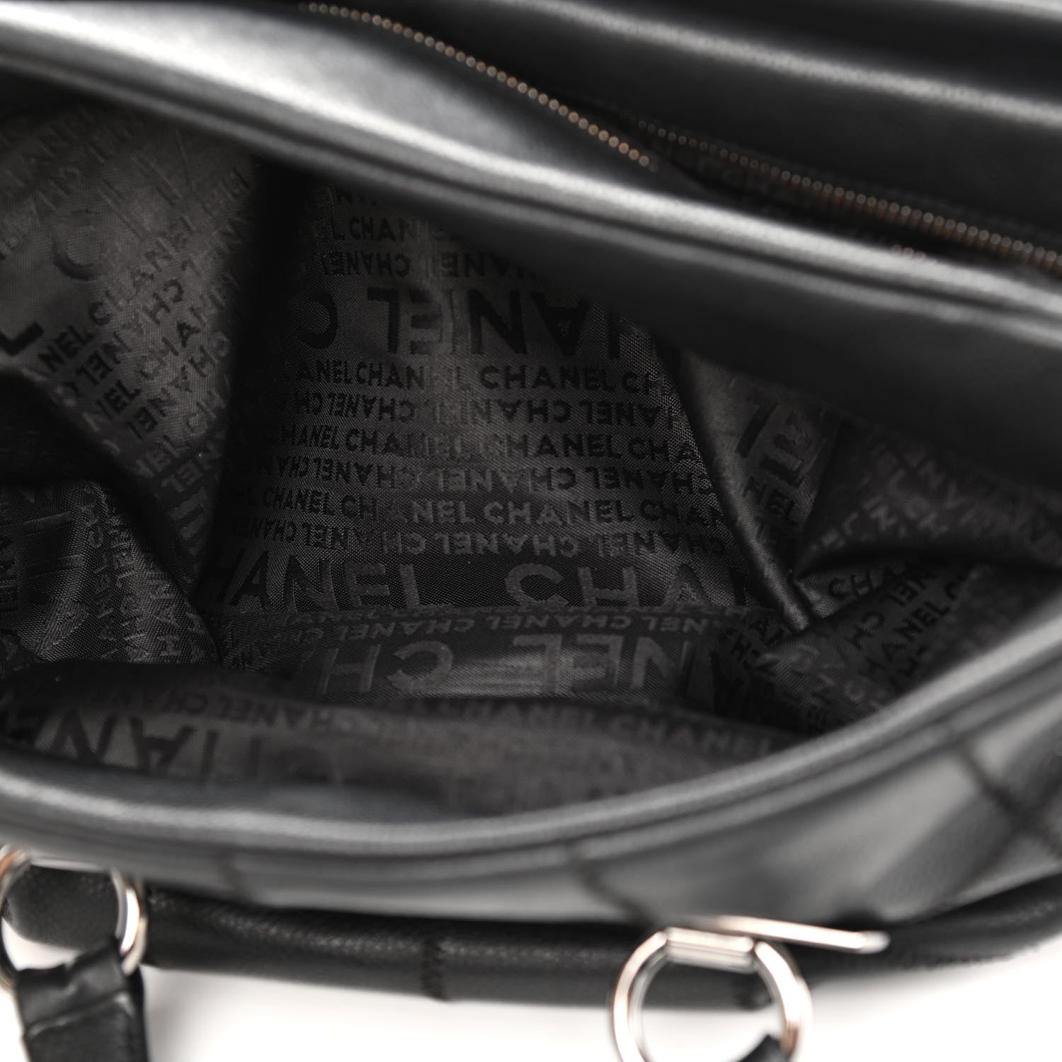Chanel Caviar Square Stitched Large Tote Black 8 of 15