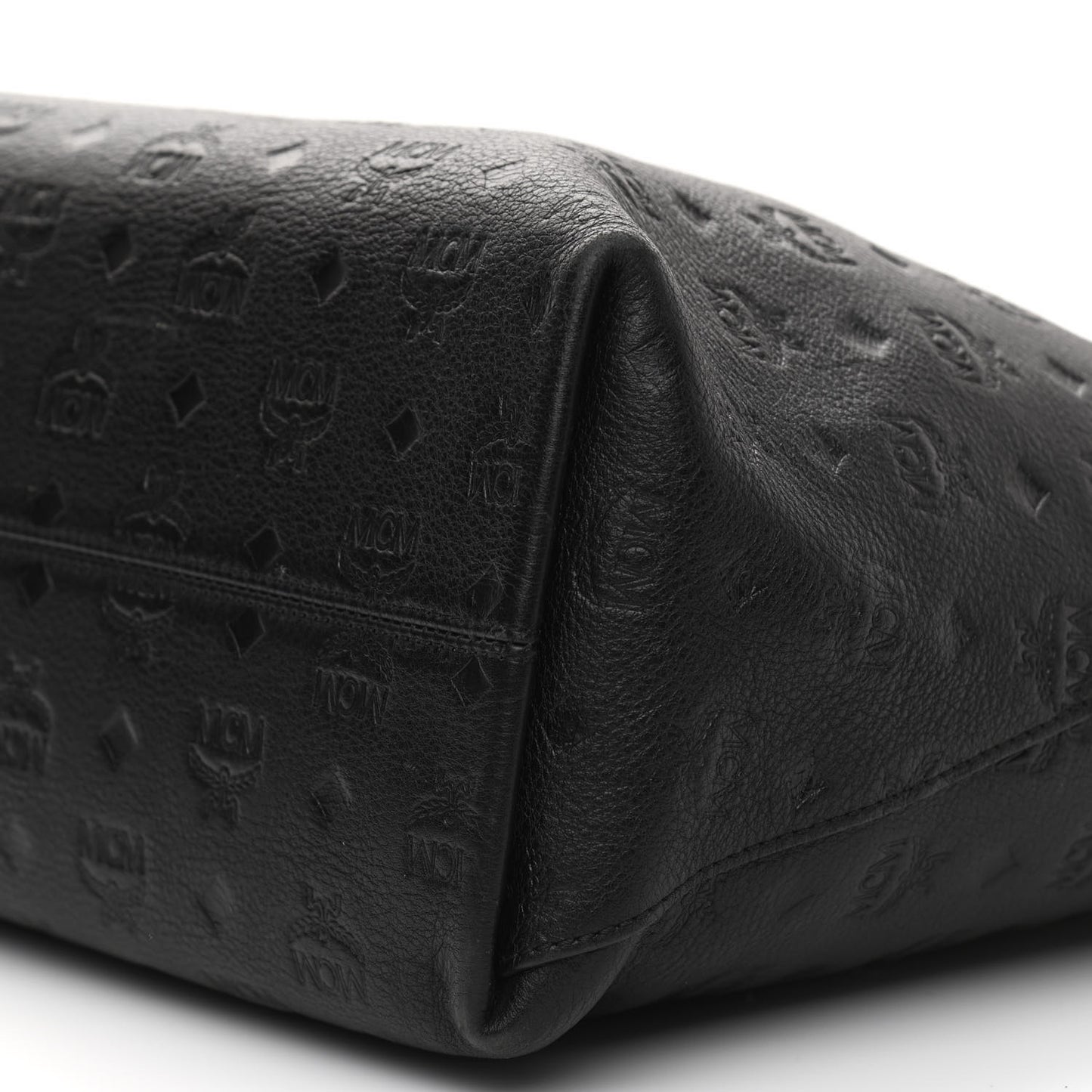Calfskin Ottomar Monogram Medium Klara Shopper Tote Black