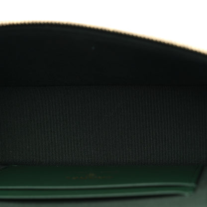 Chanel Caviar Quilted Top Handle Slim Vanity With Chain Dark Green 5 of 11