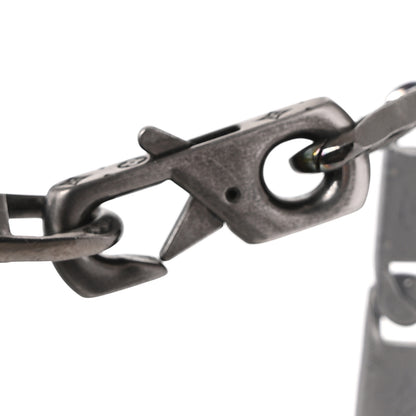 Louis Vuitton Metal Monogram Tied Up Necklace Black 4 of 5