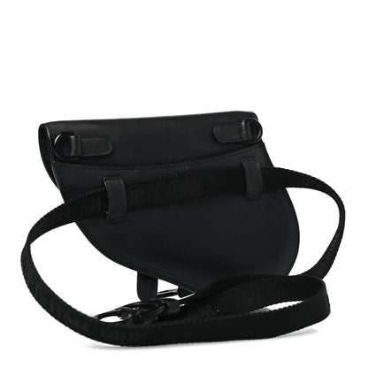 Christian Dior Ultra Matte Calfskin Saddle Belt Bag Black 3 of 7