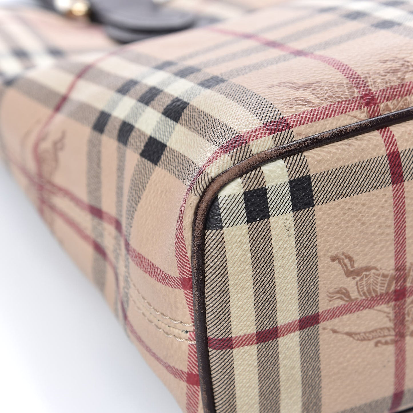 Haymarket Check Small Onslow Tote Chocolate