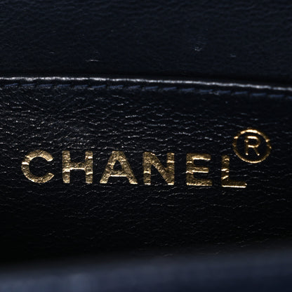Chanel Caviar Quilted East West Flap Navy 6 of 12