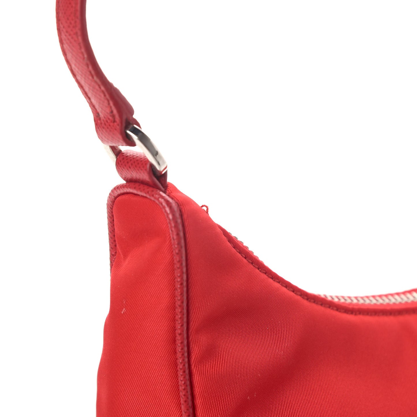 Re-Nylon Saffiano Mini Re-Edition 2005 Bag Rosso