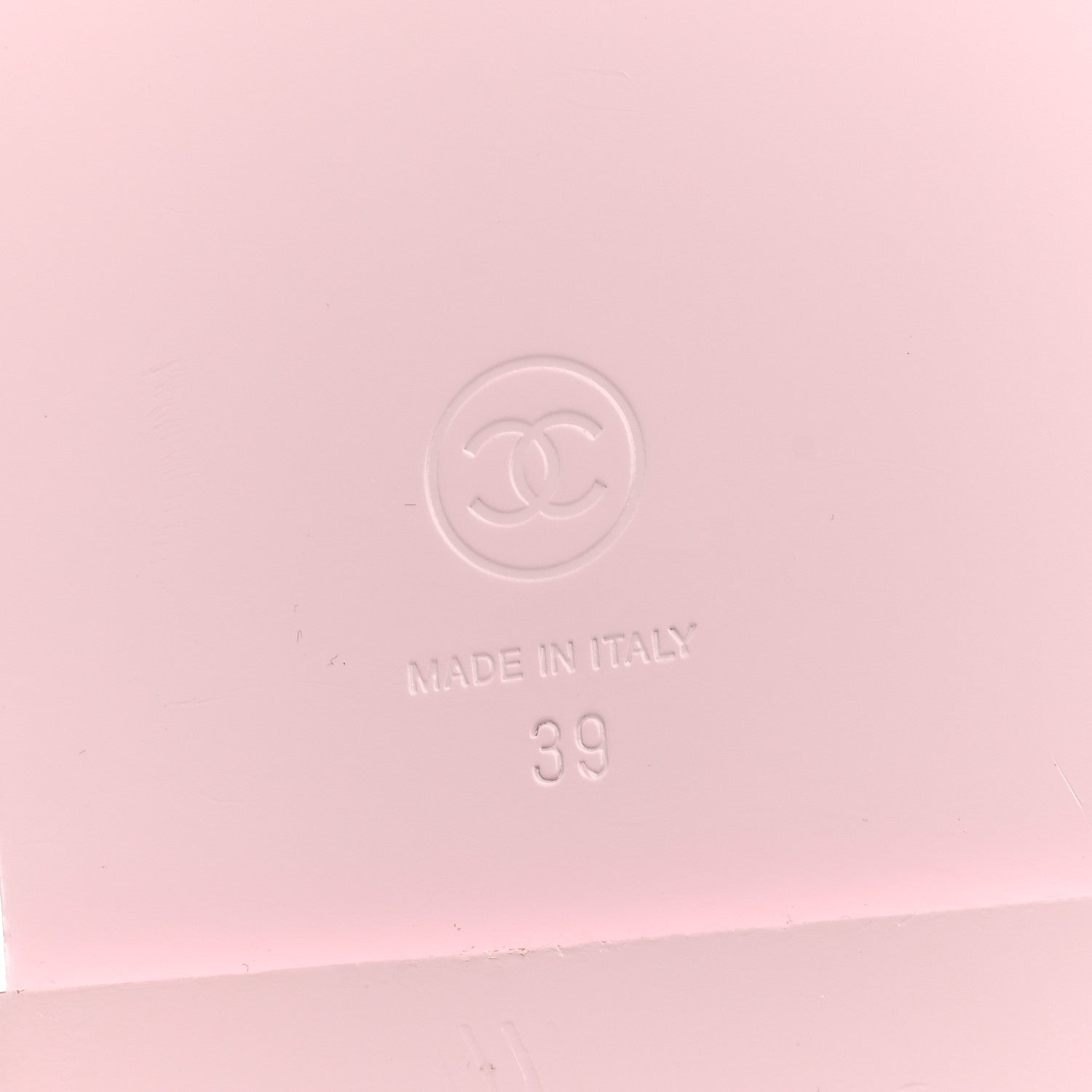Chanel Lambskin Crystal CC Velcro Dad Sandals 39 Light Pink 6 of 7