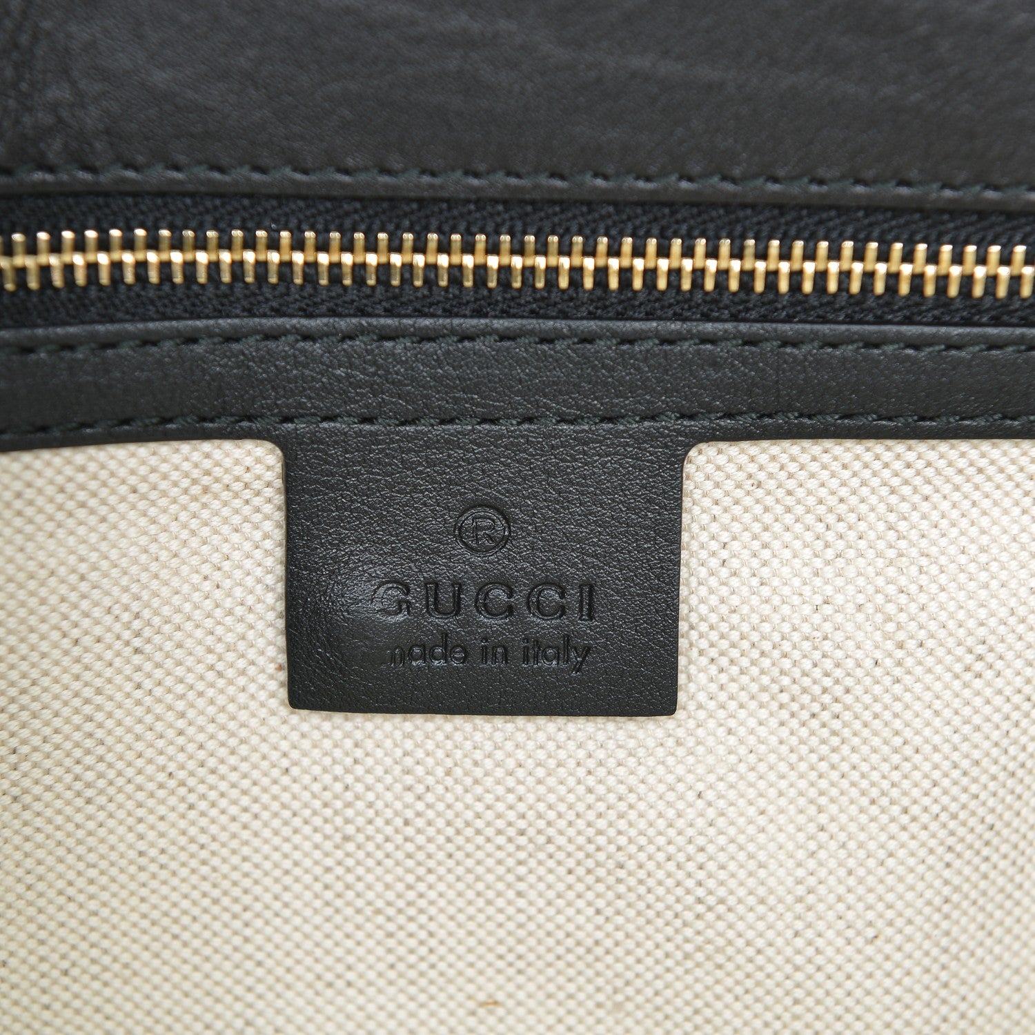 Gucci Guccissima Large Emily Chain Shoulder Bag Black 6 of 6