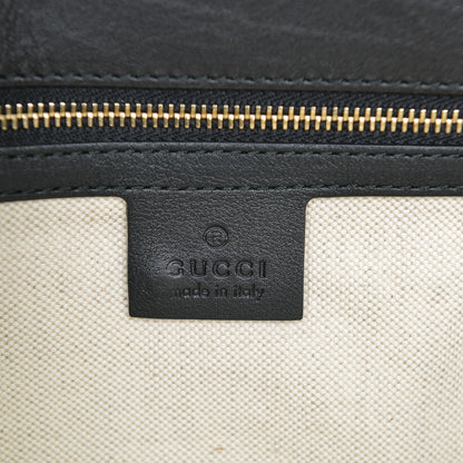 Gucci Guccissima Large Emily Chain Shoulder Bag Black 6 of 6