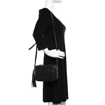 Gucci Pebbled Calfskin Small Soho Disco Bag Black 2 of 10