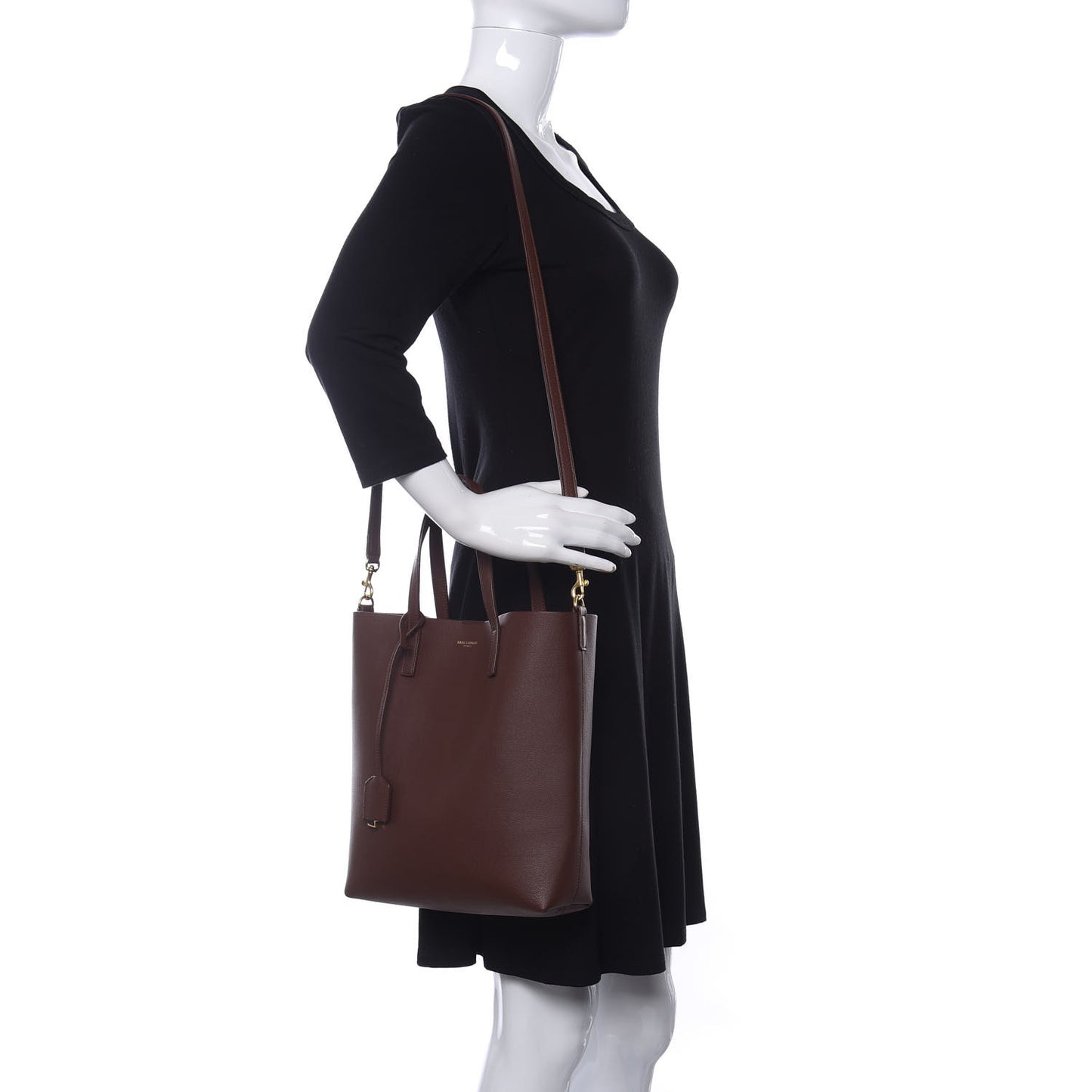 Calfskin Toy Shopping Tote Old Brandy