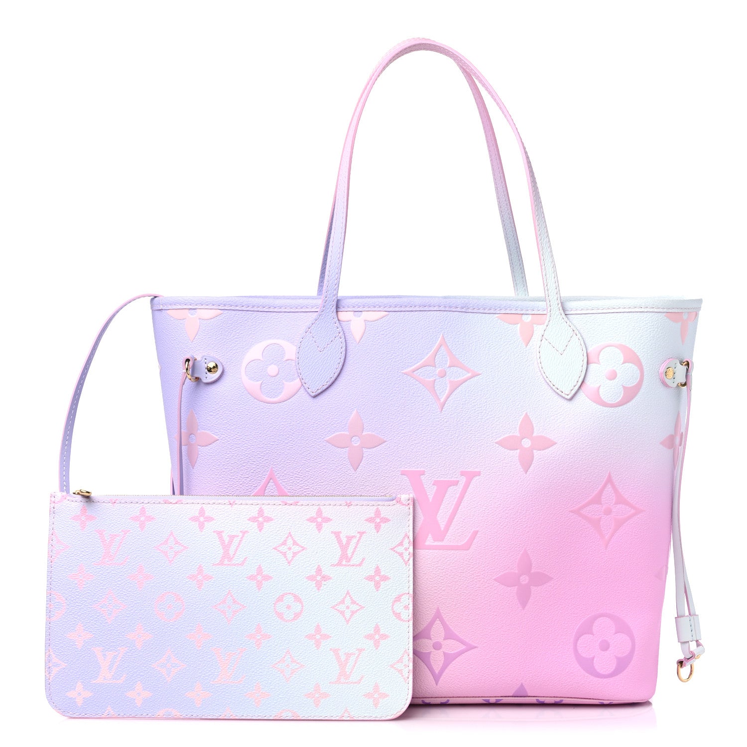 Louis Vuitton Monogram Giant Spring In The City Neverfull MM Sunrise Pastel 1 of 9