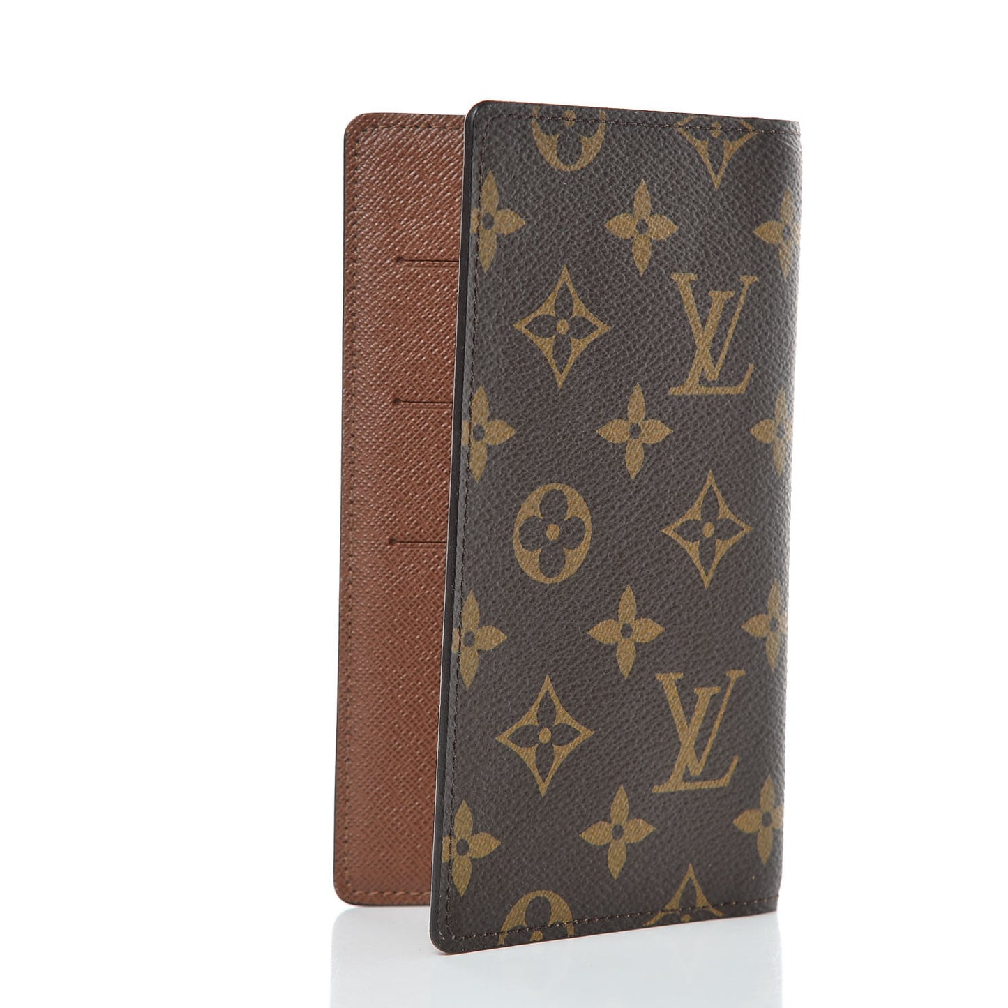 Monogram Checkbook Holder Case Wallet