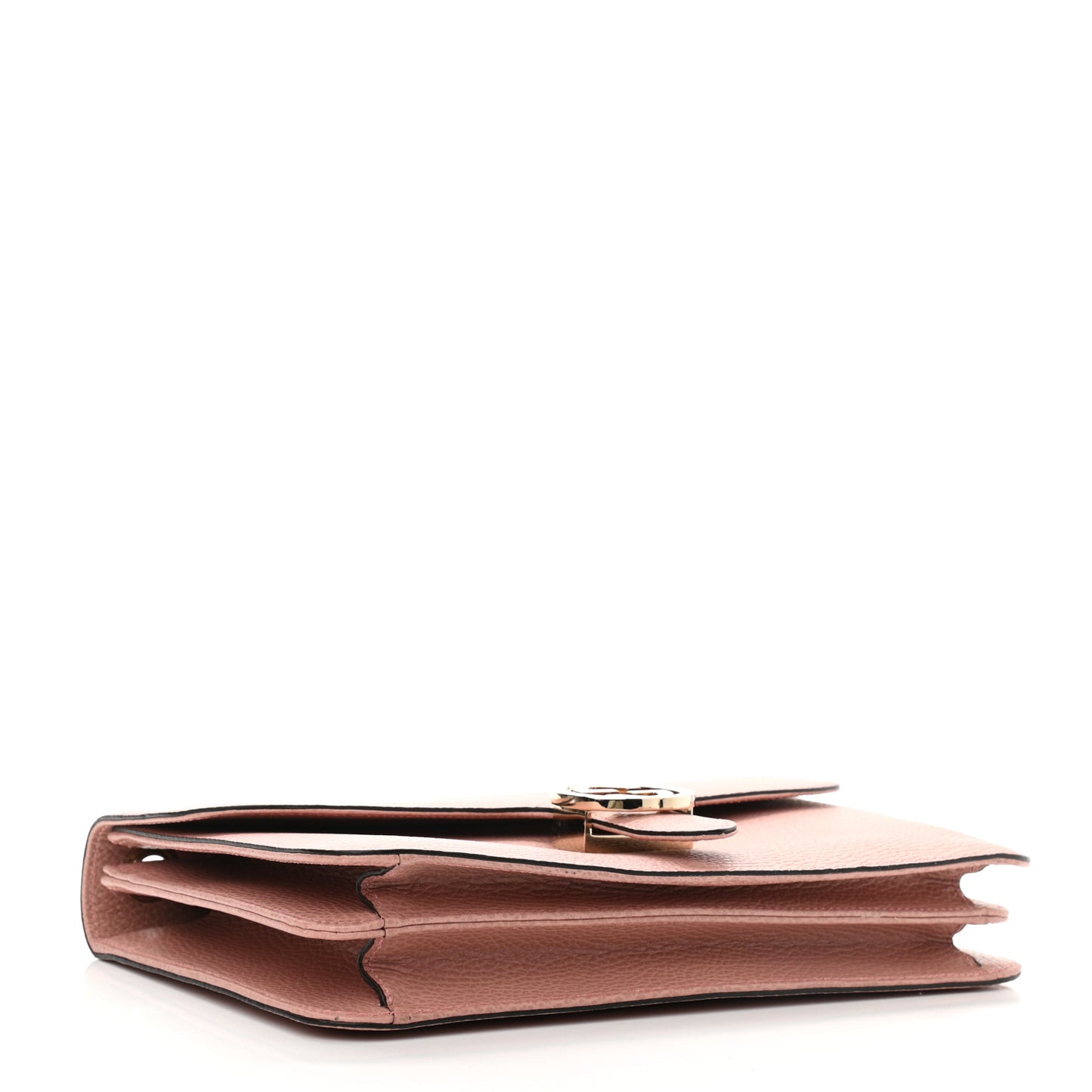 Dollar Calfskin Interlocking G Shoulder Bag Soft Pink