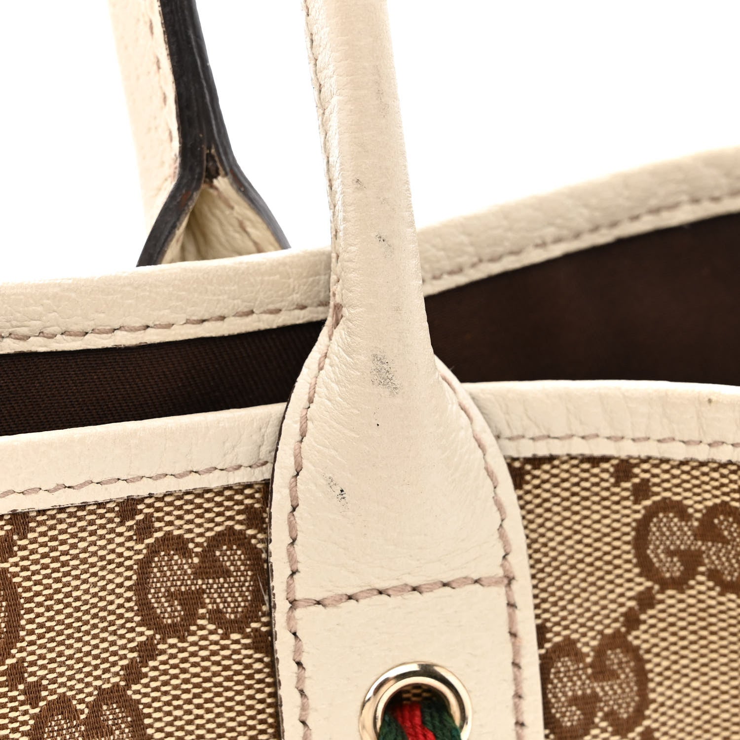 Gucci Monogram Medium Princy Tote Off White 12 of 13