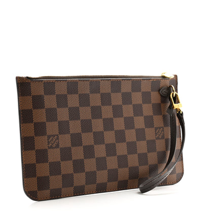 Louis Vuitton Damier Ebene Neverfull MM GM Pochette 3 of 9