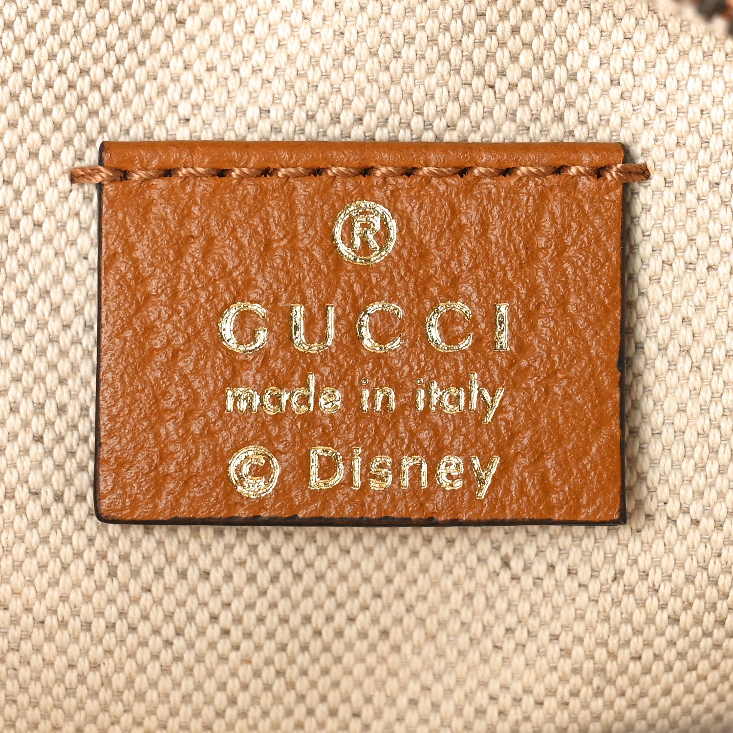 Gucci X DISNEY Mini Vintage GG Supreme Monogram Mickey Mouse Round Shoulder Bag Beige Vintage Sun Oil 6 of 8