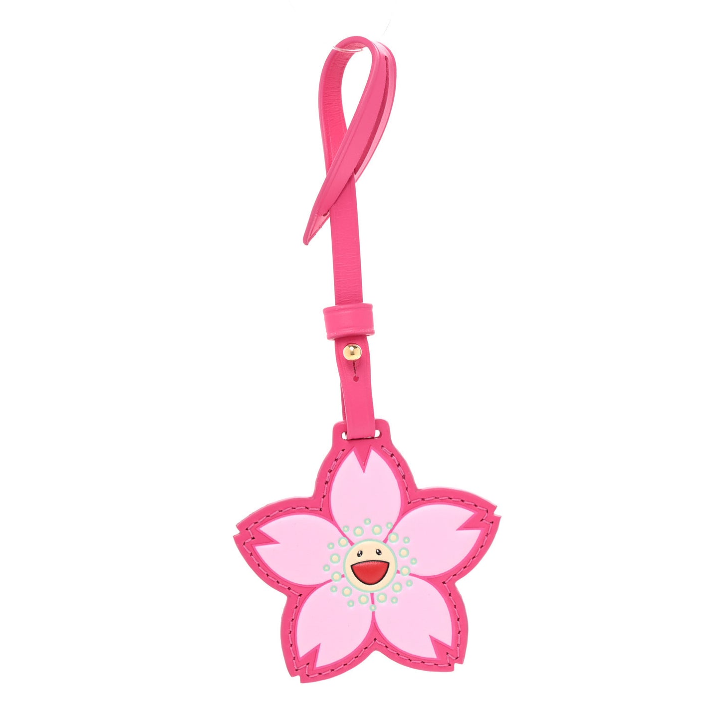 LV X TM Cherry Blossom Bag Charm Pink