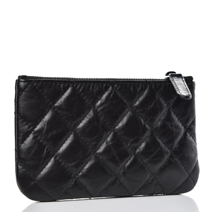 Chanel Aged Calfskin Quilted Small Reissue Cosmetic Case So Black 3 of 8