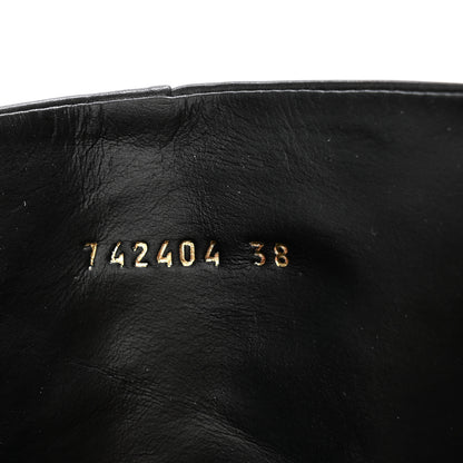 Balenciaga Calfskin Hourglass Bootie 38 Black 8 of 11
