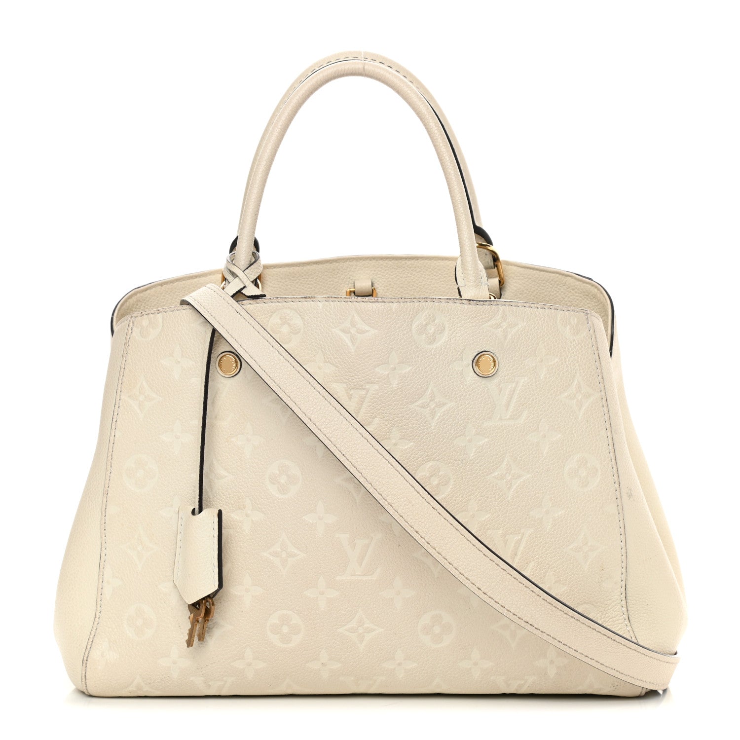 Louis Vuitton Empreinte Montaigne MM Neige 1 of 22