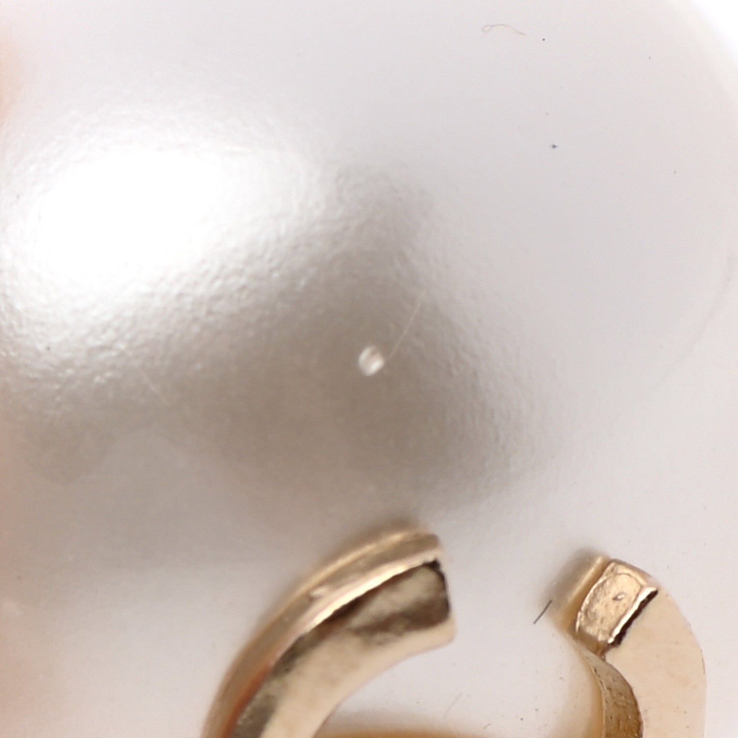 Chanel Pearl CC Chain Drop Earrings Gold 5 of 5