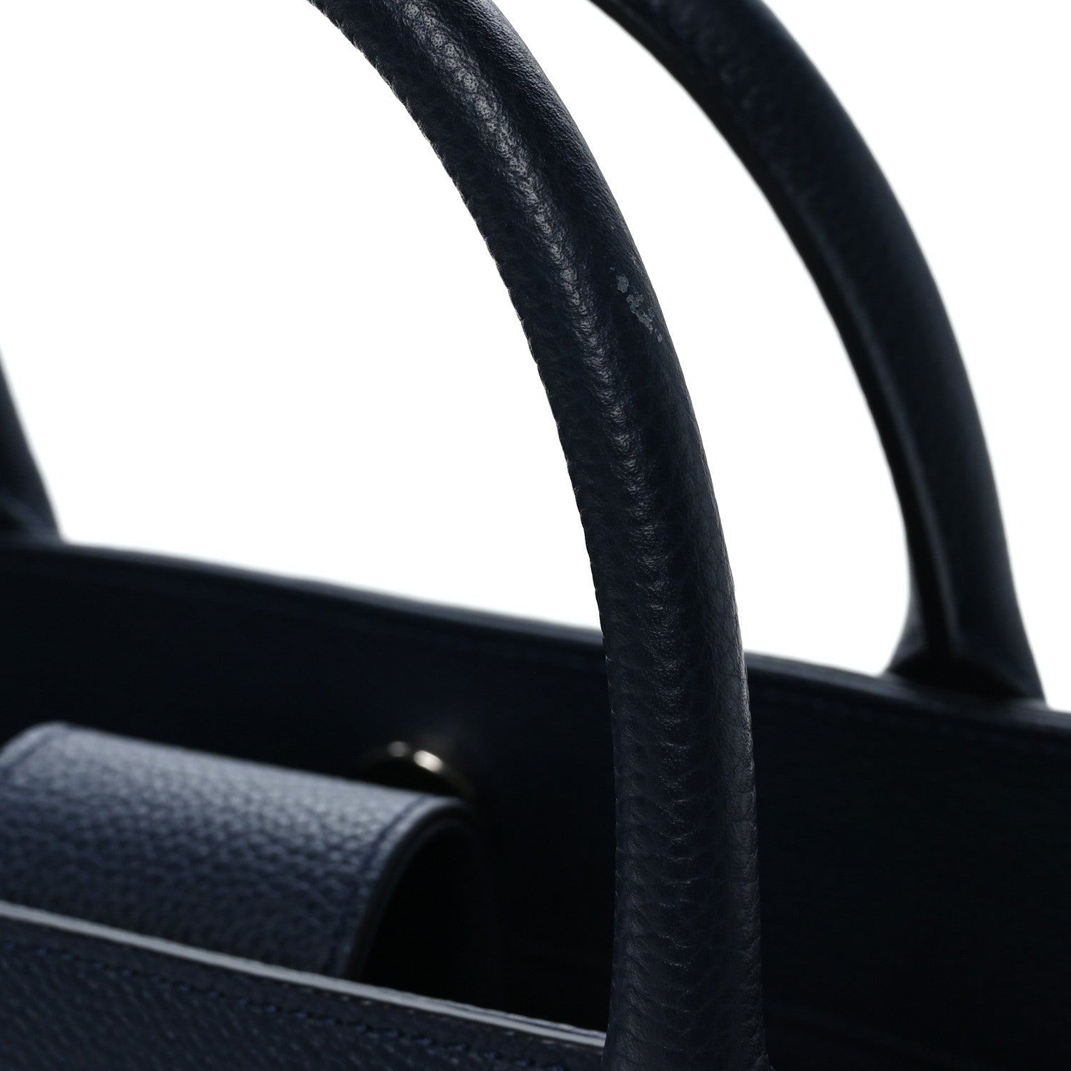 Chanel Grained Calfskin Small Neo Executive Shopper Tote Navy 11 of 11