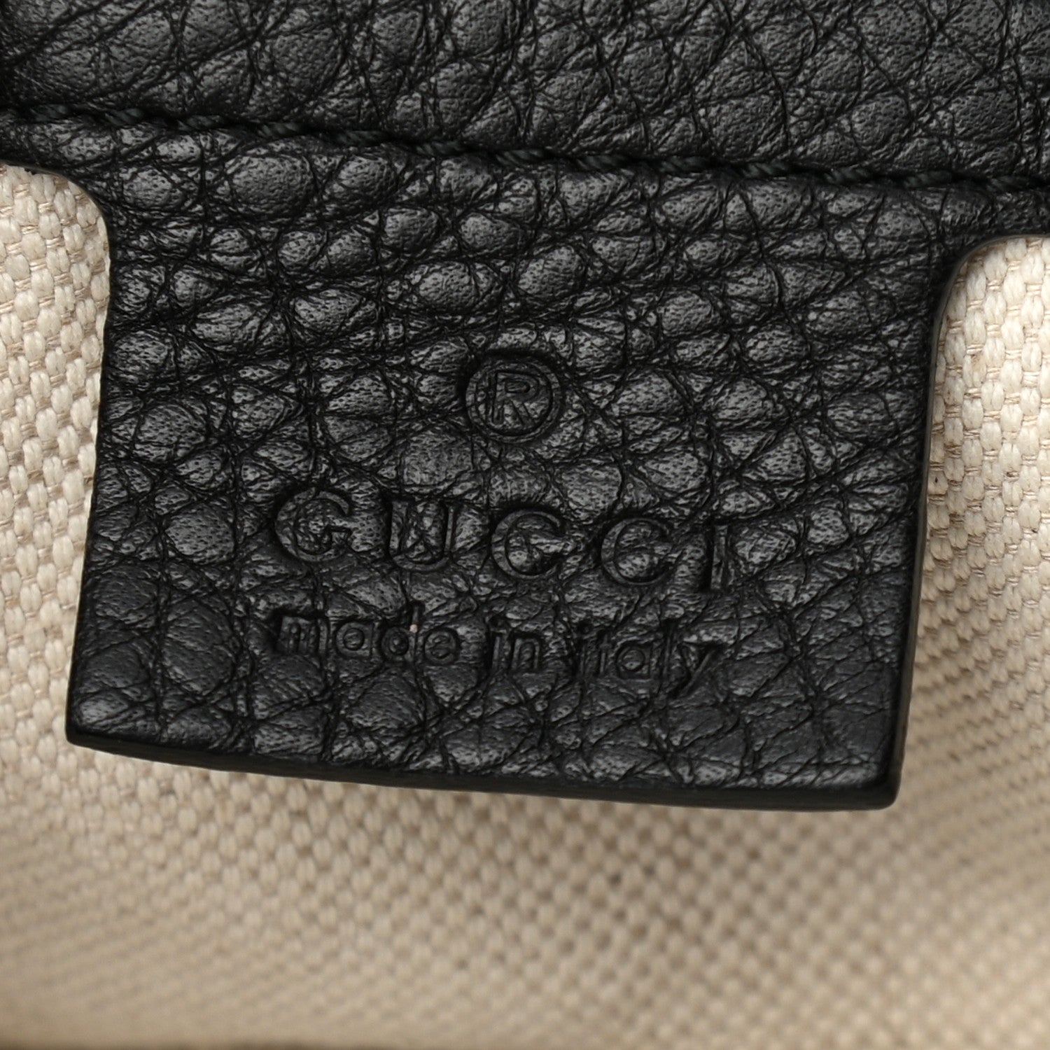 Gucci Pebbled Calfskin Soho Backpack Black 6 of 10