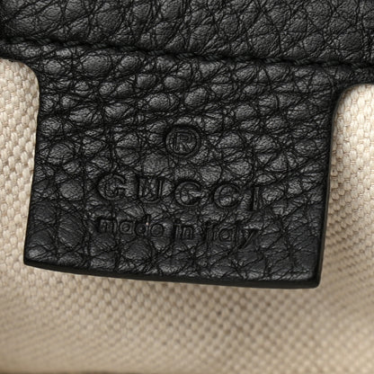 Gucci Pebbled Calfskin Soho Backpack Black 6 of 10