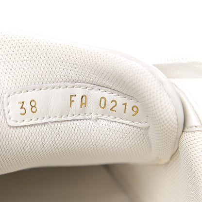 Louis Vuitton Calfskin Time Out New Wave Sneakers 38 White 7 of 13